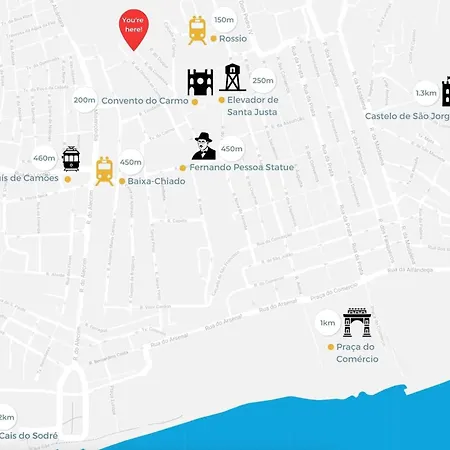 2br At Chiado Historical Heart * Lissabon
